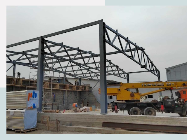 Строительство цехов в Челябинске