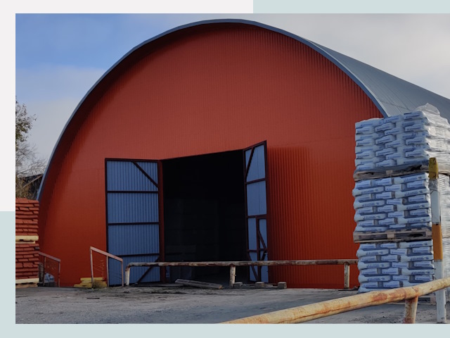 Полукруглые ангары по цене от 619 руб. в Челябинск