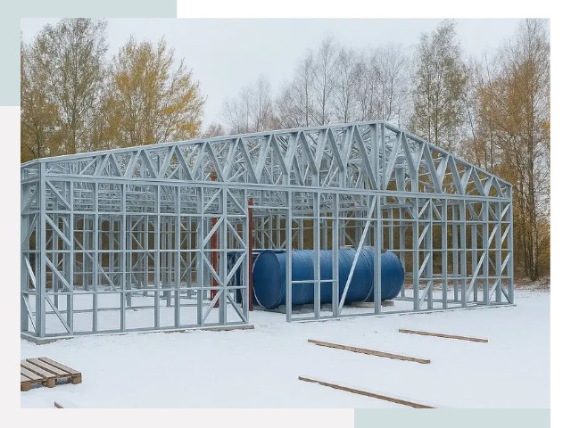 Металлические ангары в Челябинске