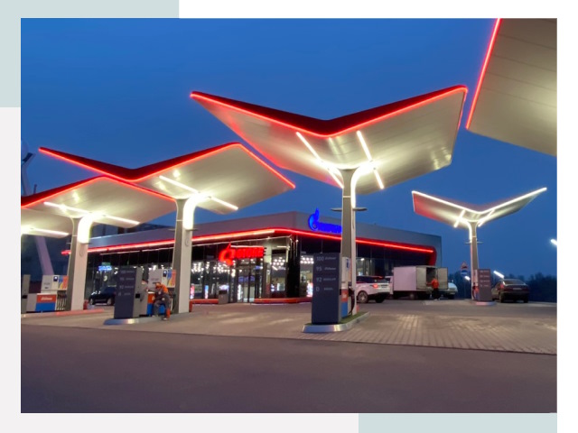 Навесы для АЗС в Челябинске