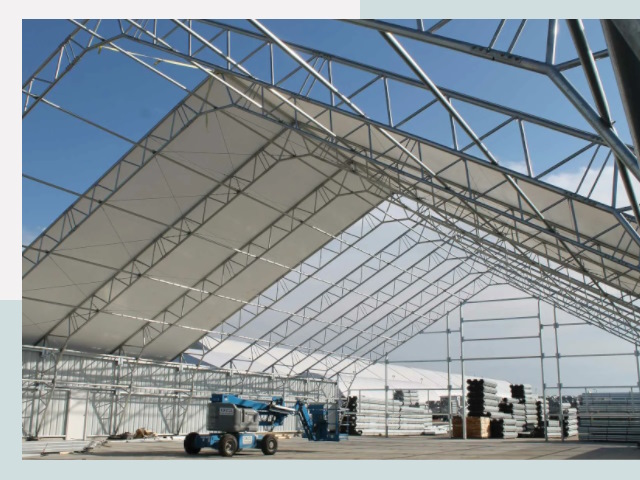 Каркасно-тентовые сооружения от СтальСтрой-Члб по цене 619 руб.