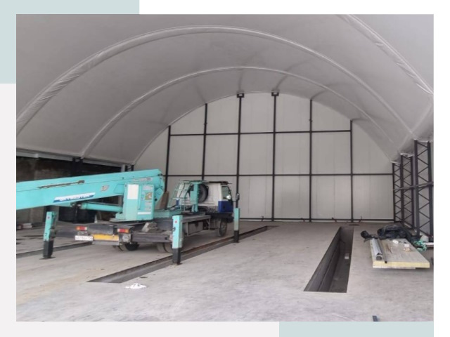 Внутреннее оснащение ангаров в Челябинске